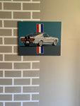 Ford Mustang Eleanor Acrylic Painting on Canvas