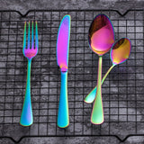 Stainless Steel Rainbow Cutlery Set