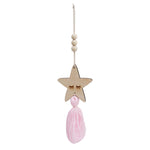 Star Shape Wooden Beads Tassel